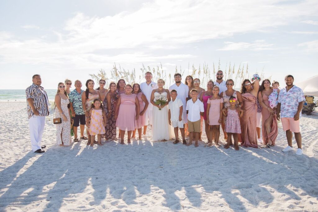 beach wedding blog photo
