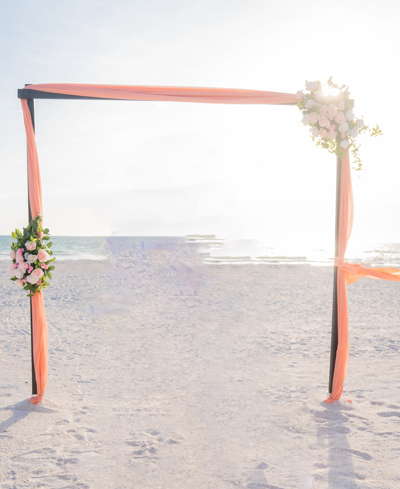 beach wedding arch