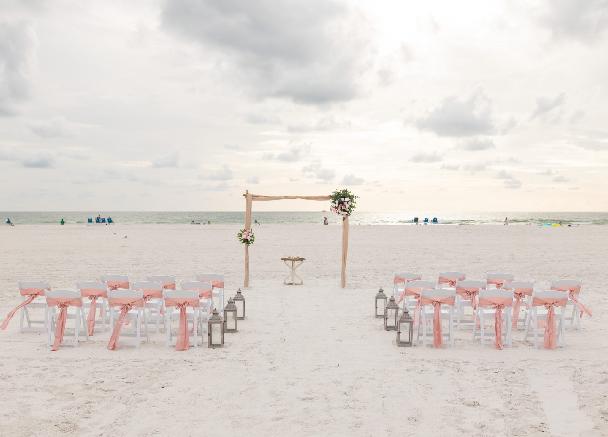 Beach Wedding setup