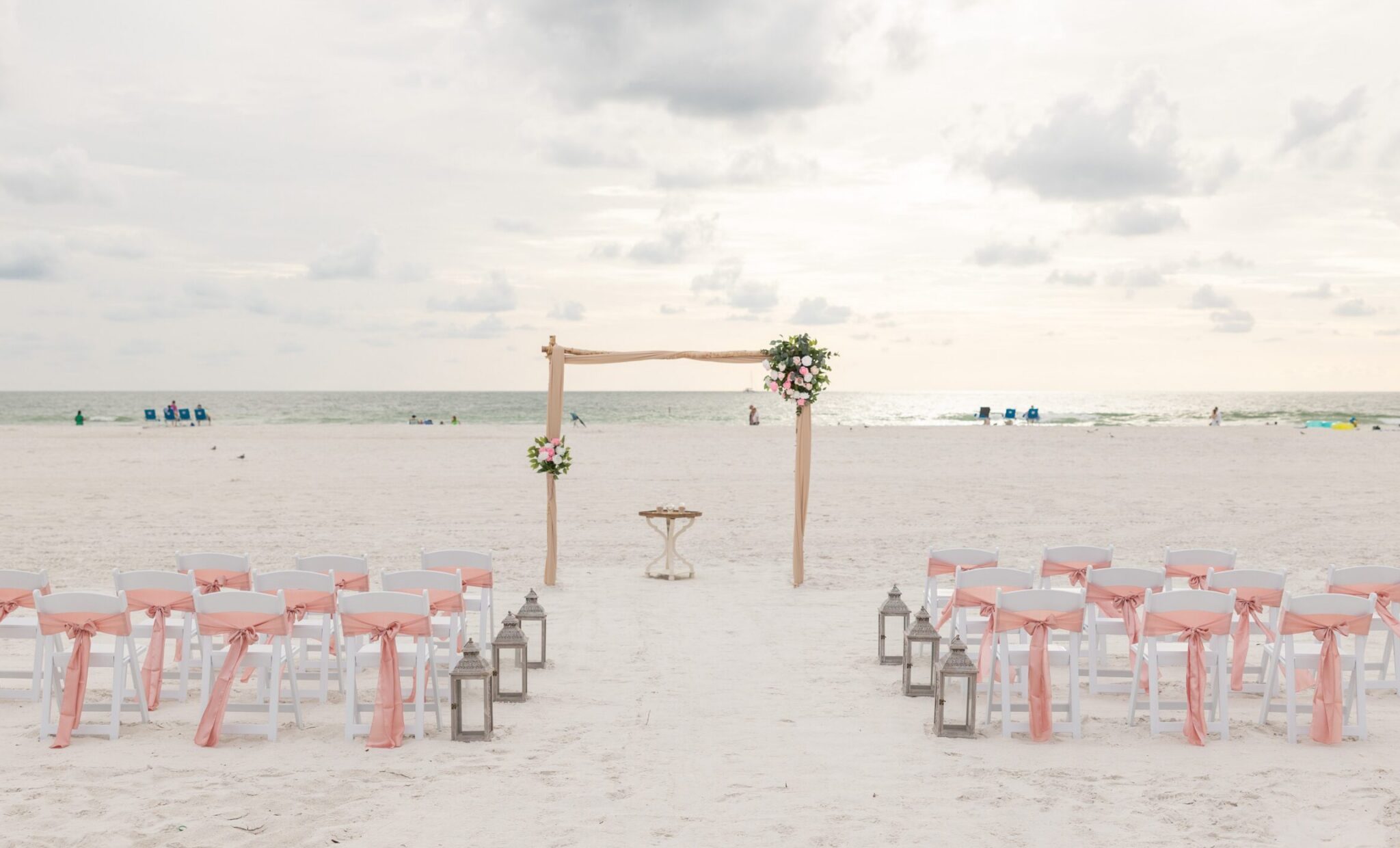 Beach Wedding setup